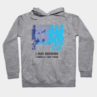 Fasbytes Running ‘I RUN, Because i really like food’ Hoodie